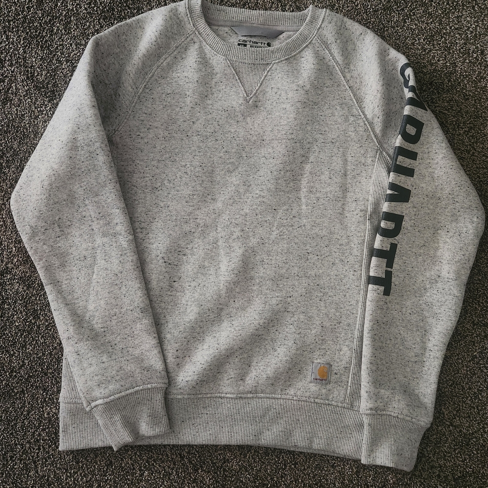 Carhartt Heather Gray Crewneck Sweater